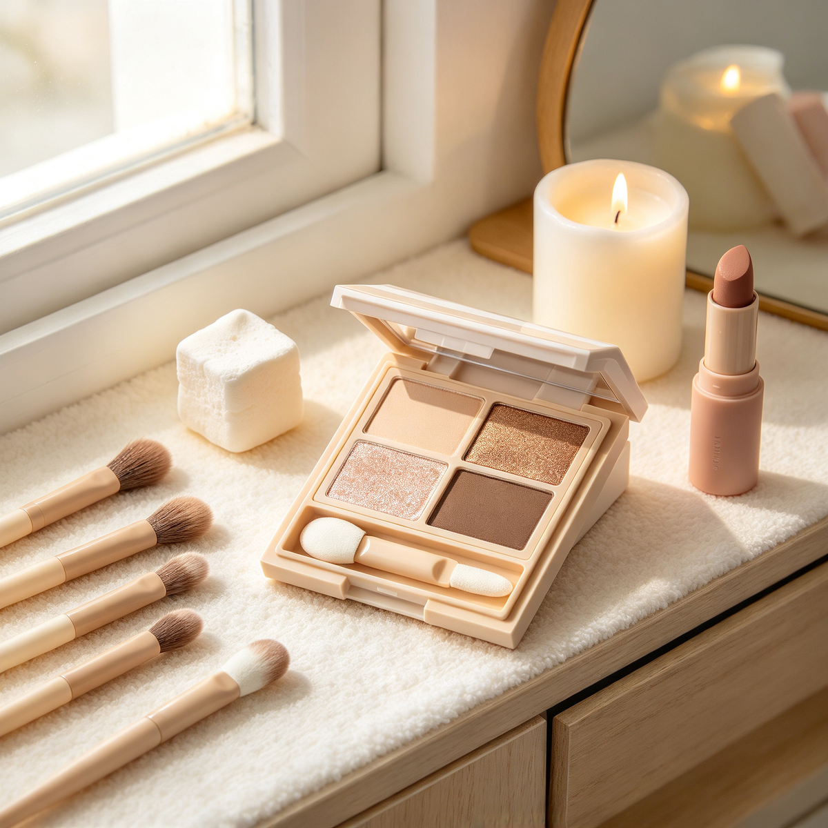 π¨ Beauty Essential | Silky Four-Shade Palette | Everyday Makeup Gift | Effortless Neutral Dimension