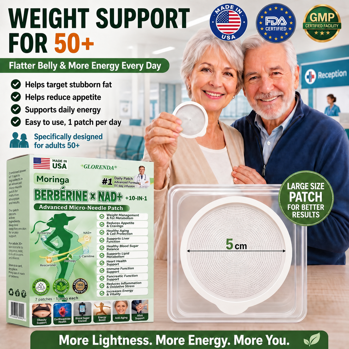 Only 10 boxes left! ⏰ offering an extra 30% off for you! Doctor-tested and proven, 4-6 boxes of our Patches are enough to help you manage your weight and blood sugar levels with long-lasting results. Grab yours now!