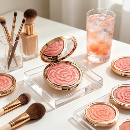 🌹 Beauty Essential | Silky Rose Blush | Everyday Makeup Gift | Sculpted Petal Glow