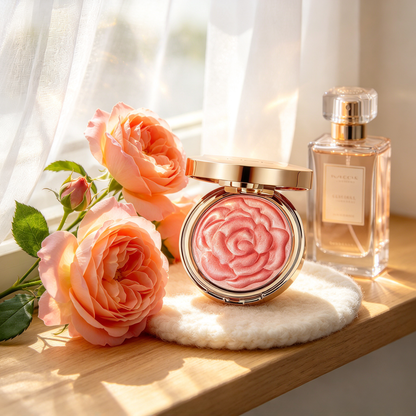 🌹 Beauty Essential | Silky Rose Blush | Everyday Makeup Gift | Sculpted Petal Glow