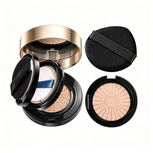 🌟 Beauty Essential | Dual-Layer Cushion Compact | Everyday Makeup Gift | Seamless Soft Finish