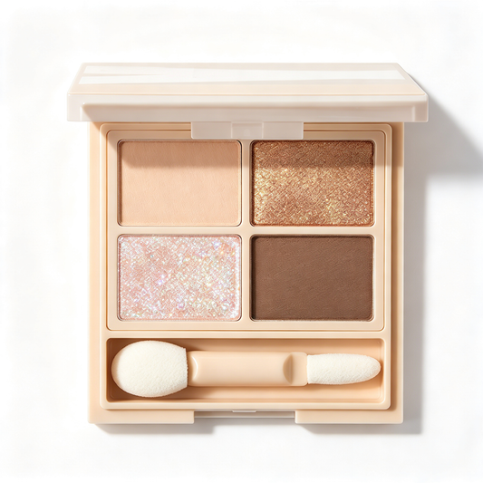 🎨 Beauty Essential | Silky Four-Shade Palette | Everyday Makeup Gift | Effortless Neutral Dimension